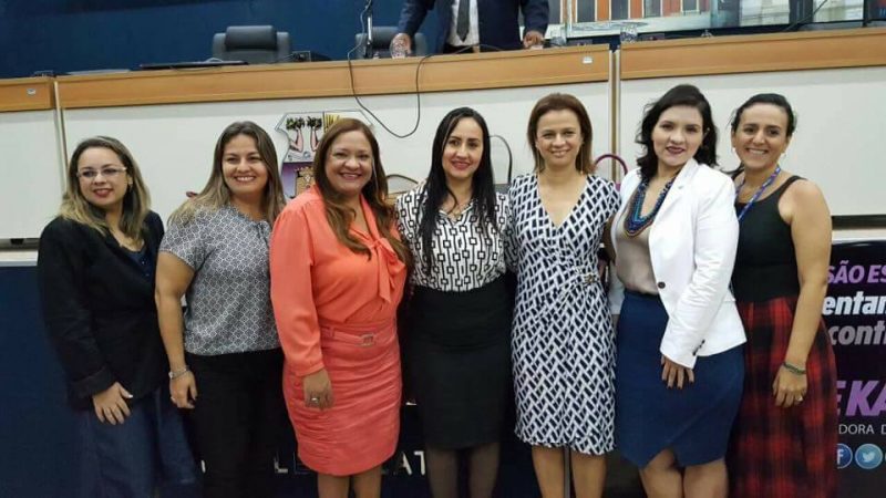 Simone Kahwage debate violência contra a mulher em Belém (PA)