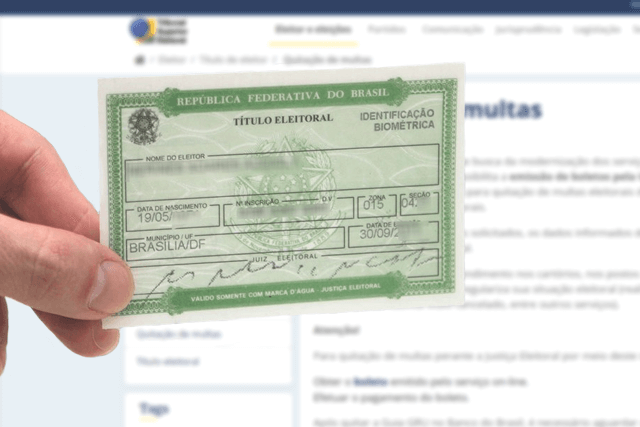 PAGAMENTO DE MULTA ELEITORAL SERÁ REGISTRADO PELA