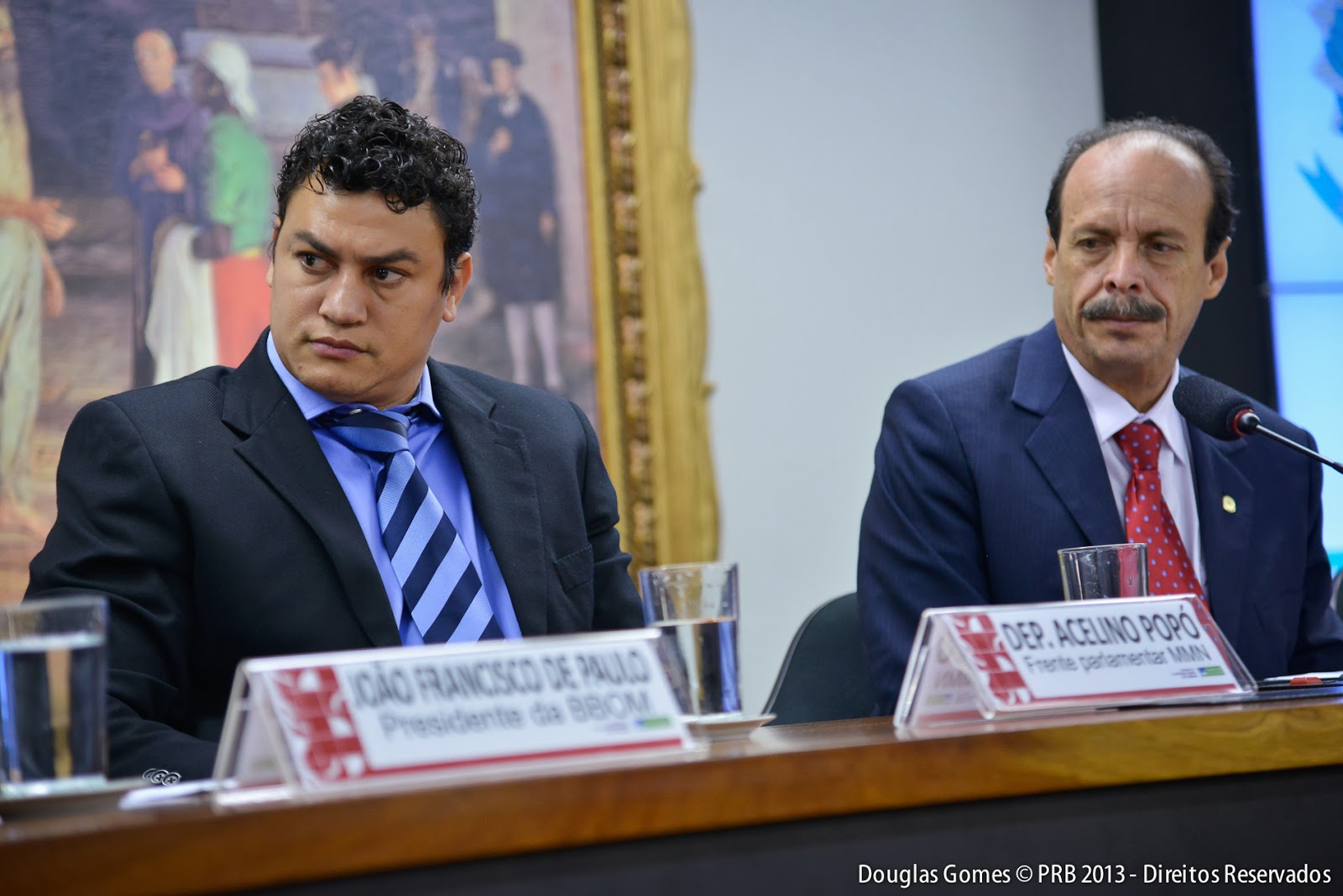 Deputado Popó Freitas durante a comissão