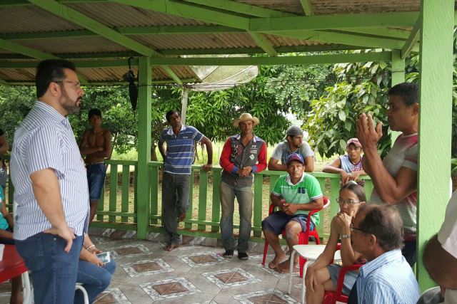 Alan Rick visita Porto Acre e debate com comunidade indicação de emendas de 2016