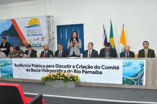 Deputada Ana do Gás encerra a última audiência para criação do Comitê de Bacia do Rio Parnaíba 