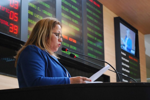 Professora Ana Lúcia destaca luta pela conscientização do autismo em sessão da Câmara