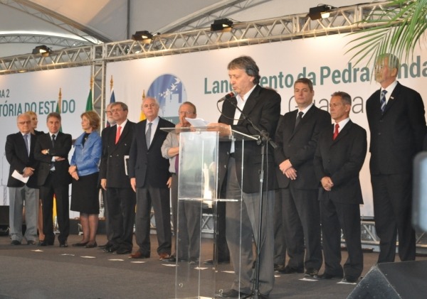 Carlos Gomes comemora ampliação da Celulose Riograndense Carlos Gomes comemora ampliação da Celulose Riograndense