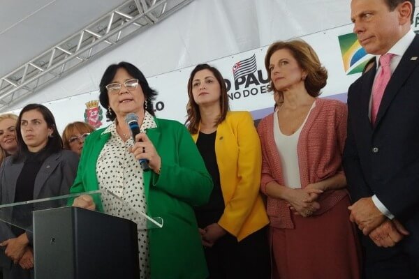 Cristiane Britto inaugura Casa Mulher Brasileira em São Paulo