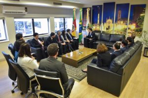 Daniel Guerra recebe comitiva chinesa em Caxias do Sul