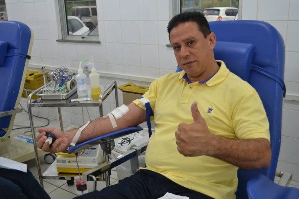 Vereador Edesio Fernandes promove ato de doação de sangue em Porto Velho