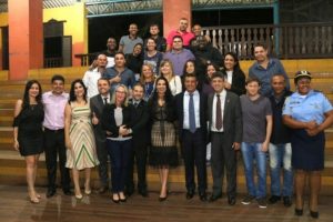 Eduardo Lopes é homenageado durante o 58º aniversário de Paracambi