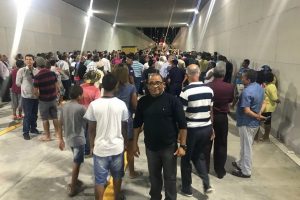 Eli Ribeiro participa da inauguração do 2º túnel do complexo BRT em Feira de Santana