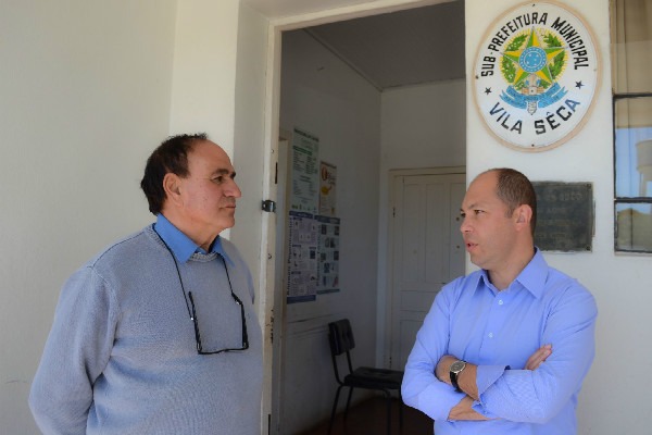 Vereador Elisandro Fiuza visita subprefeitura da comunidade Vila Seca (RS)