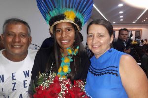 Érika Negarottê (PRB) toma posse como a primeira vereadora indígena de Comodoro (MT)