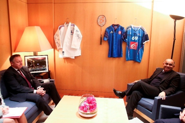 Ministros do Esporte de Brasil e França discutem parceria para estabelecer ponte entre esporte educacional e de alto rendimento