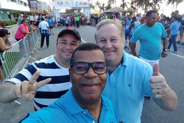 Vereador José Luiz participa e apoia Meia Maratona de João Pessoa (PB)