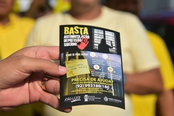 João Luiz promove ação pelo Setembro Amarelo no AM