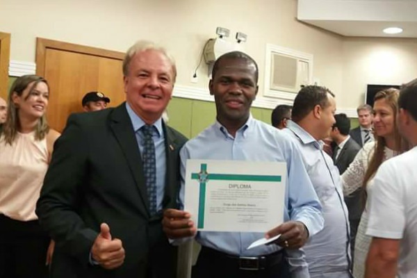 "Tenham certeza que que farei o possível para honrar cada voto que recebi”, disse o vereador Jorge Amaro