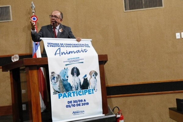Arimateia abre Semana de Conscientização e Proteção dos Direitos dos Animais