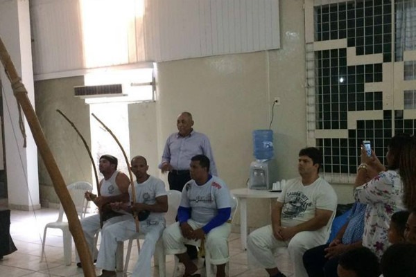 Secretário Joselito Nunes participa de evento com capoeiristas em Jaboatão (PE)