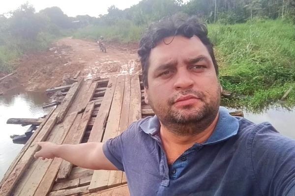 Vereador Junior Rodrigues pede urgência para recuperação de ponte em São Luiz (RR)