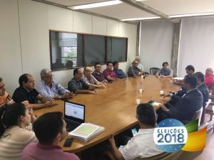 Jutay Meneses se reúne com representantes do Sindipan 