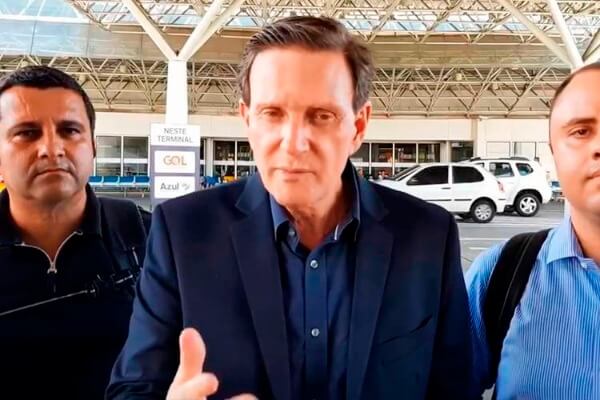 Crivella busca novas tecnologias para apoio à área de segurança no Rio