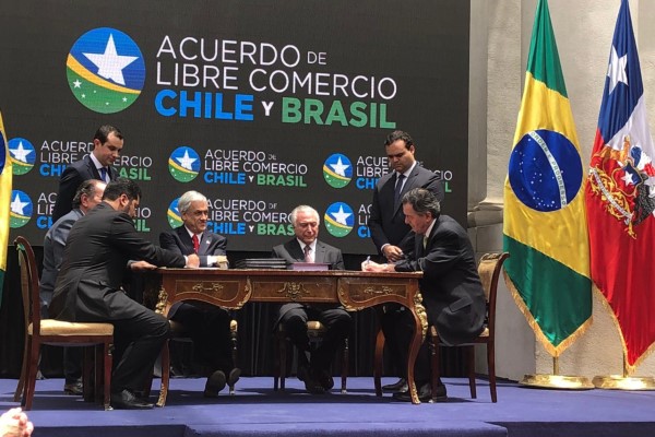 Brasil E Chile Assinam Acordo De Livre Comércio 0931