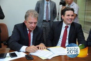 Presidente Marcos Pereira abona filiação de Hugo Motta ao PRB