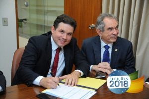 Presidente Marcos Pereira abona filiação de Hugo Motta ao PRB