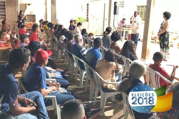 Em campanha, Marlucio Pereira defende investimentos na educação e segurança pública