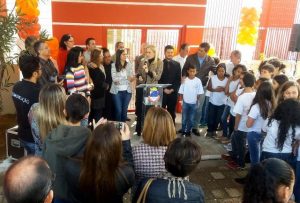 Prefeita Ana Karin entrega obra de ampliação da Escola Municipal Padre Francisco