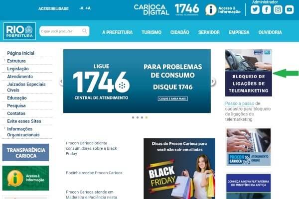 Procon Carioca inaugura sistema para bloqueio de ligações de telemarketing Procon Carioca inaugura sistema para bloqueio de ligações de telemarketing