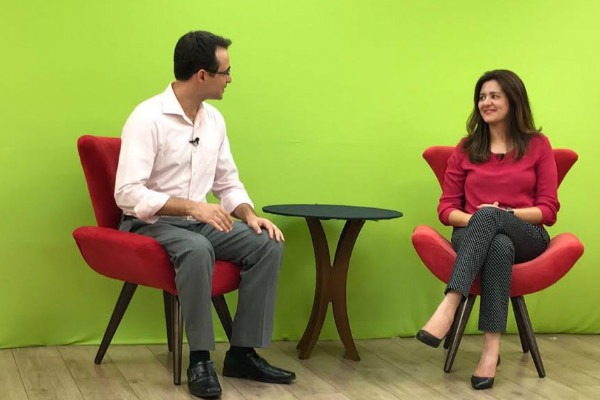 Renata Sene participa de programa de TV e fala sobre participação feminina na política
