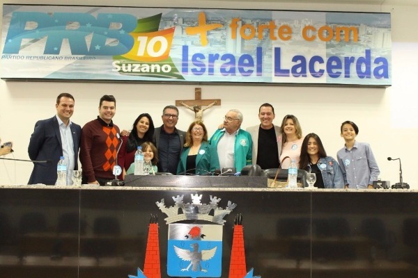 Sérgio Fontellas abona filiação do ex-vereador Israel Lacerda ao PRB em Suzano (SP)