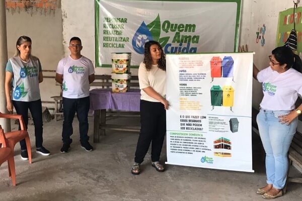 Projeto Quem Ama Cuida leva conscientização ambiental a Castanhal
