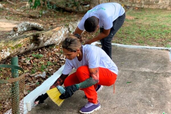 Projeto Quem Ama Cuida revitaliza praça em Belém