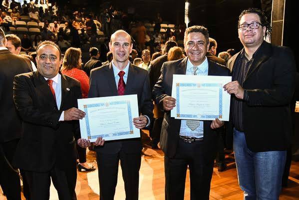 Vereadores do PRB são diplomados em solenidade no Teatro Municipal de Araxá (MG)