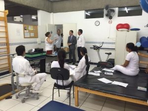 Vinicius Carvalho visita instalações da Universidade Ibirapuera que prestam serviço gratuito à comunidade