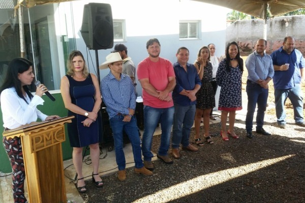 Wilson Tim participa de inauguração de UBS em Cacoal (RO)