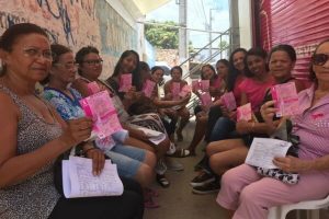 Denise Almeida participa de ações de conscientização sobre câncer de mama