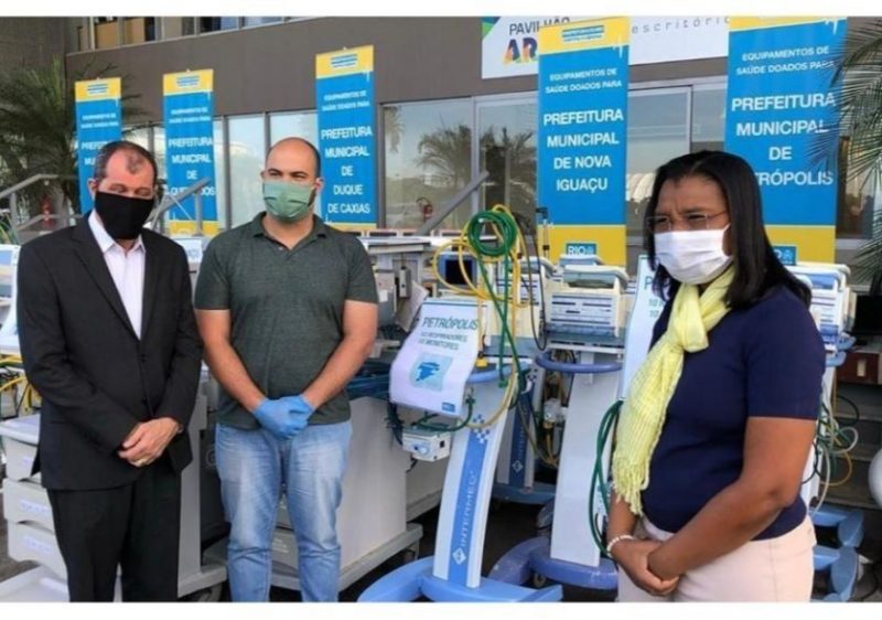 Rosangela Gomes viabiliza a entrega de equipamentos para combater a Covid-19