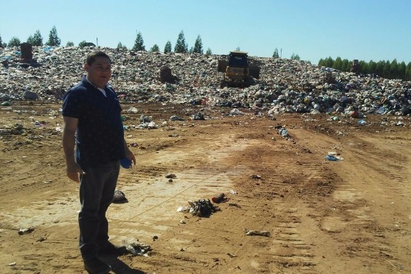 Vereador Wilson Tim fiscaliza instalações de aterro sanitário em Cacoal (RO)