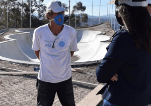 Renata Sene acompanha andamento de obras em Francisco Morato